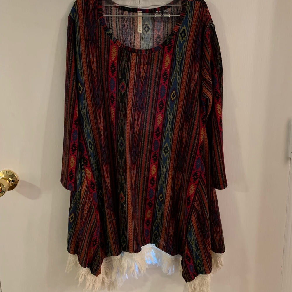 Tribal pattern dress